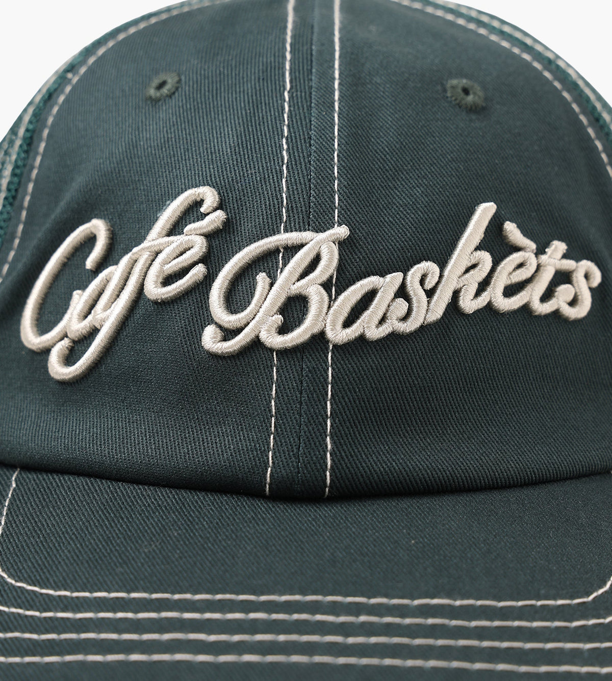 Café Baskèts Bold Cap Dark Green