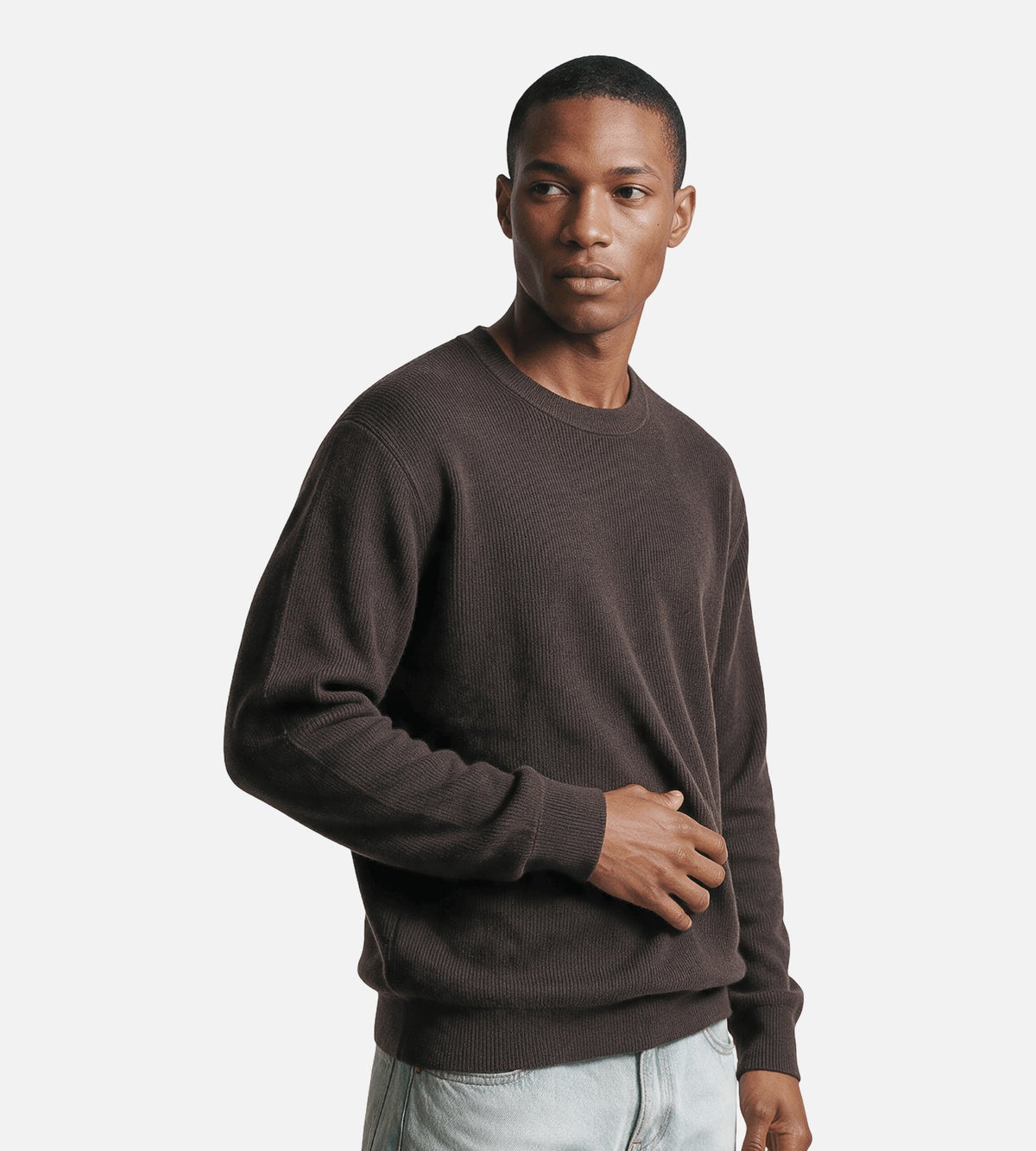 NN.07 Danny 6429 Crewneck Deep Truffle