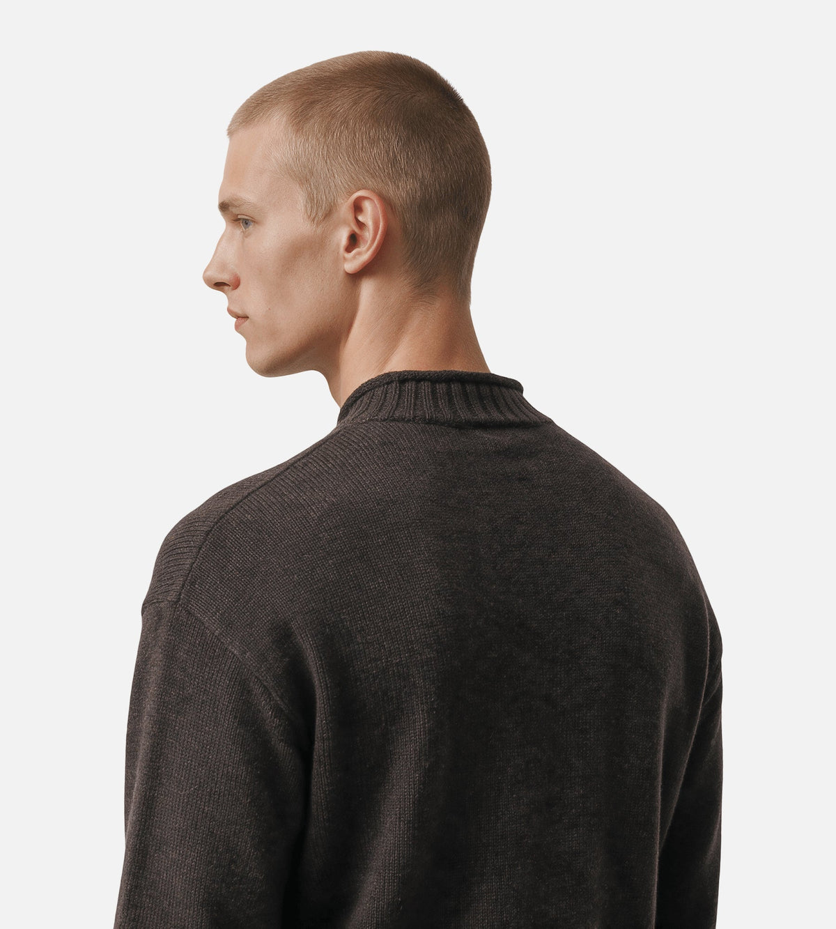 Norse Projects Sagvatnet Wool Roll Neck Sweater Delicioso Brown