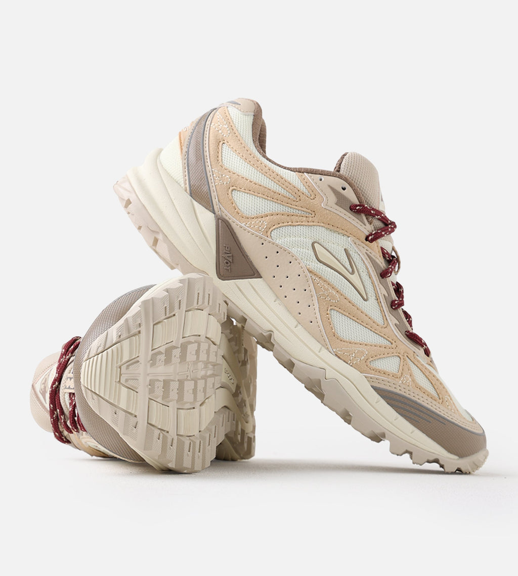 Brooks Cascadia 1 Afterglow Semolina Greige