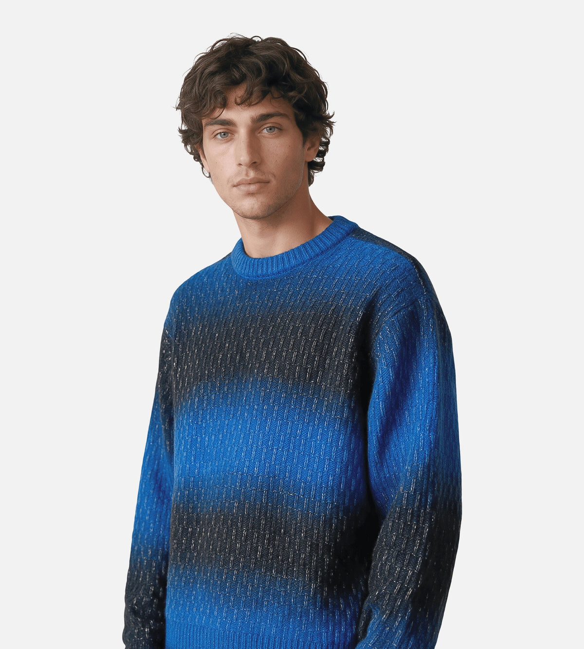Obey Haze Gradient Sweater Blue Multi