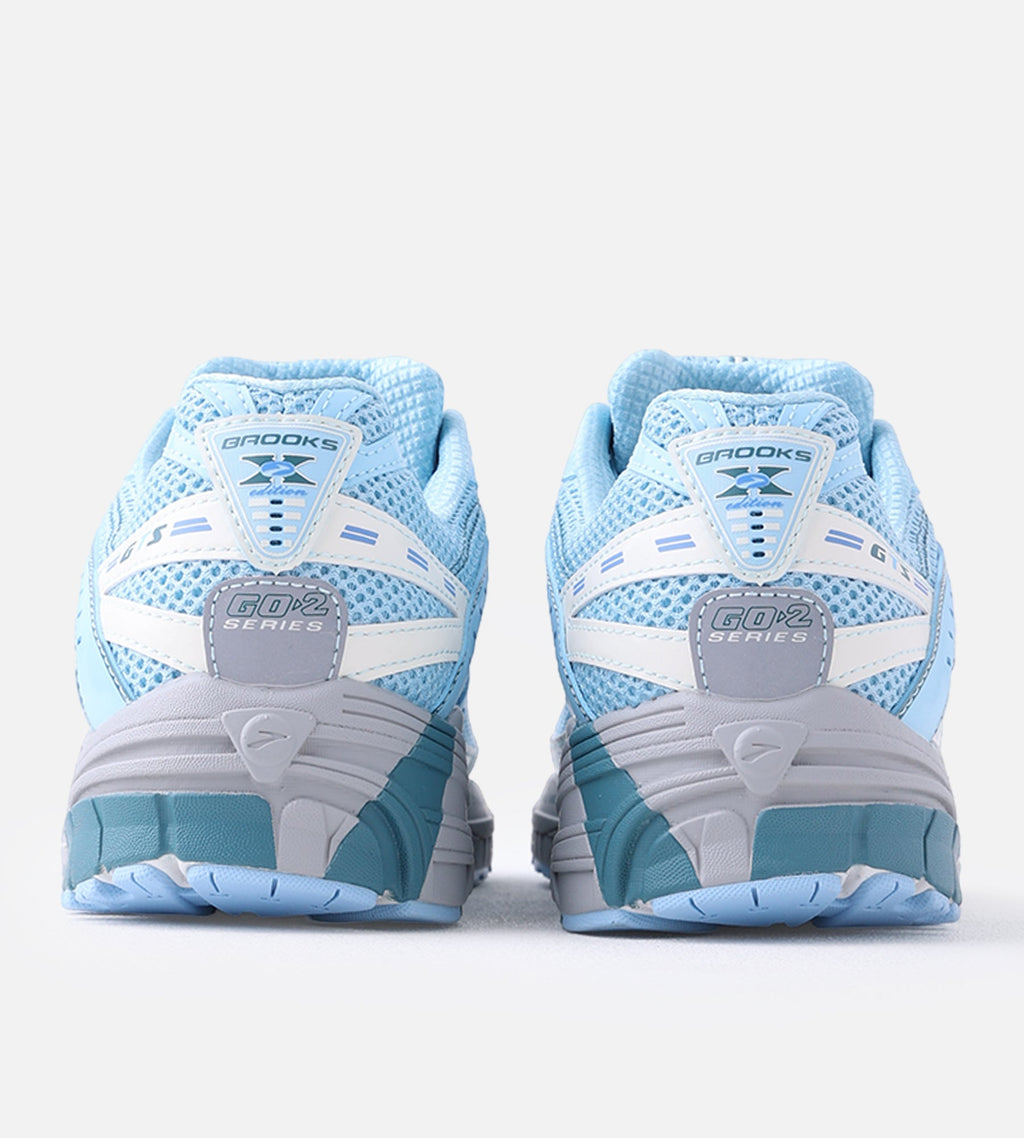 Brooks Adrenaline GTS 10 Sky Blue White Asparagus Grey