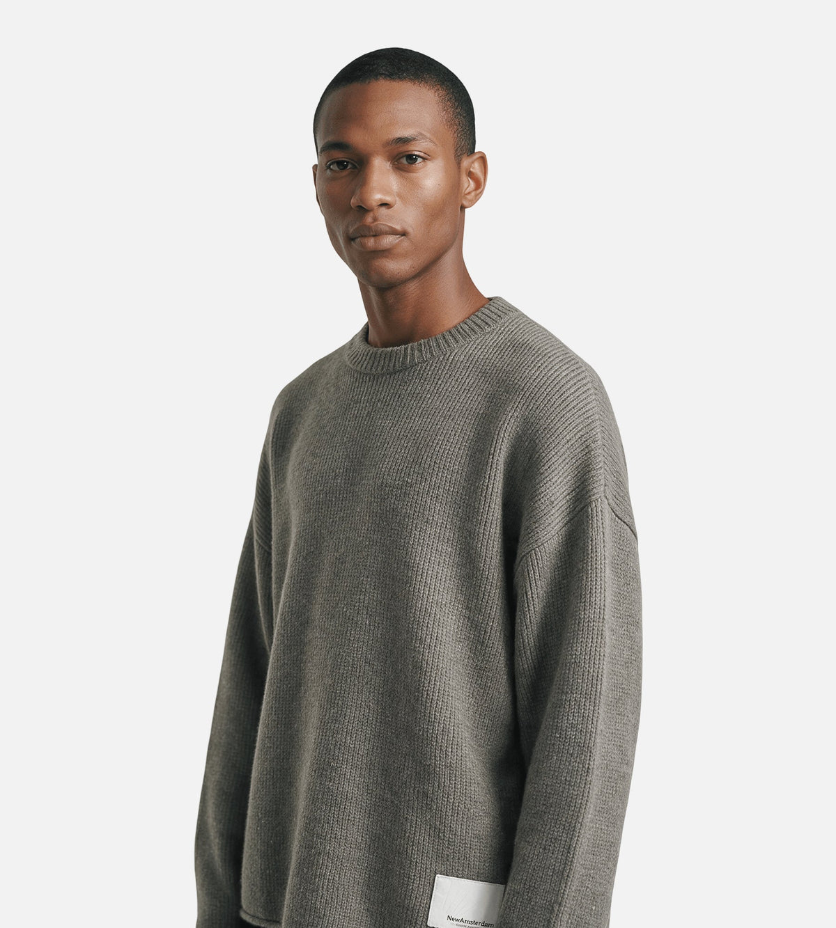 New Amsterdam Surf Association Tide Knit Grey Melange