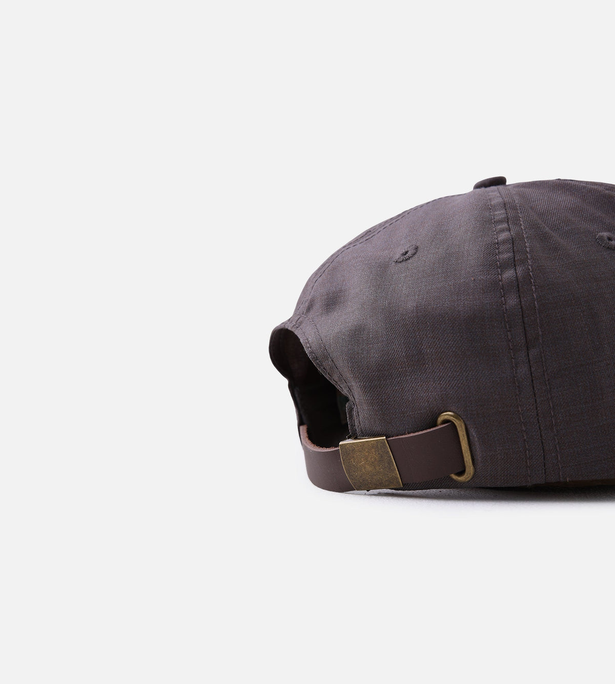OLAF Wool Monogram Cap Chocolatechip