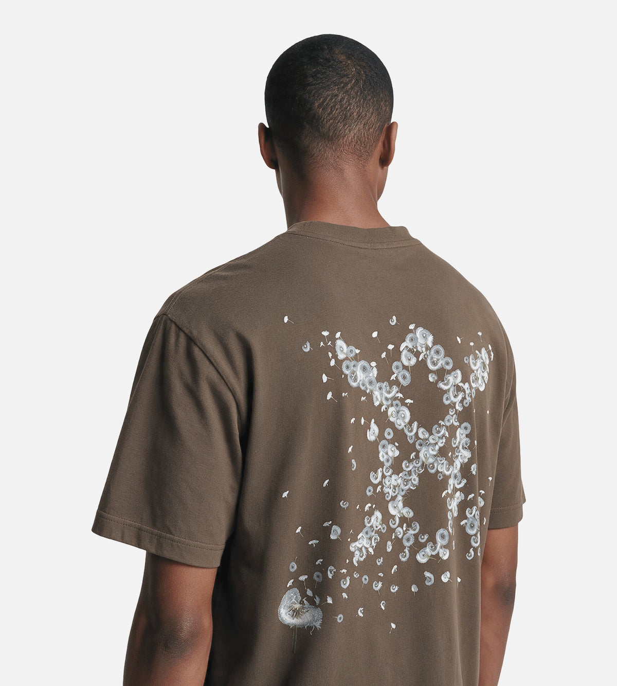 Daily Paper Wish Plant Shield T-Shirt Stone Gray