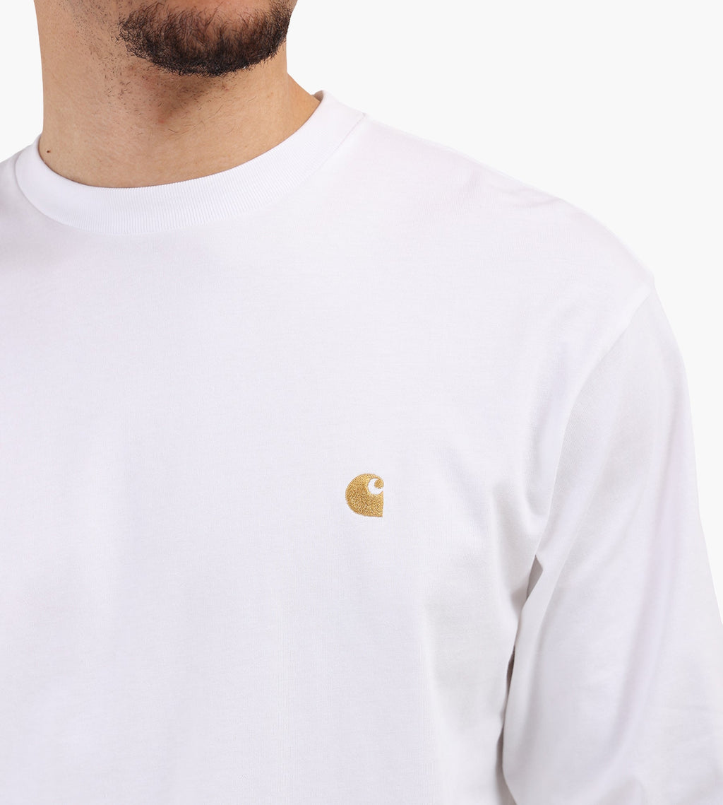 Carhartt WIP Longsleeve Chase White Gold