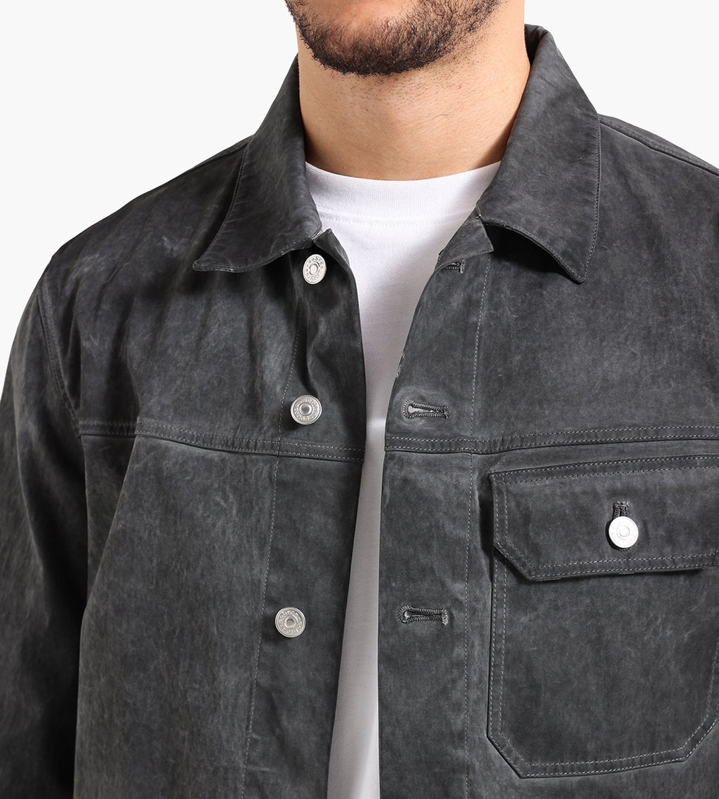 Ten-C Jeans Jacket Grey Smog