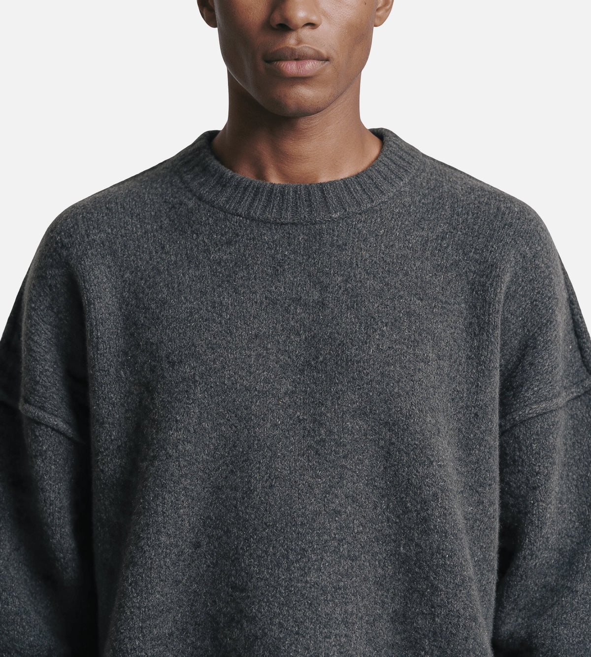 Seventh Wool Knit Crewneck Granite Grain