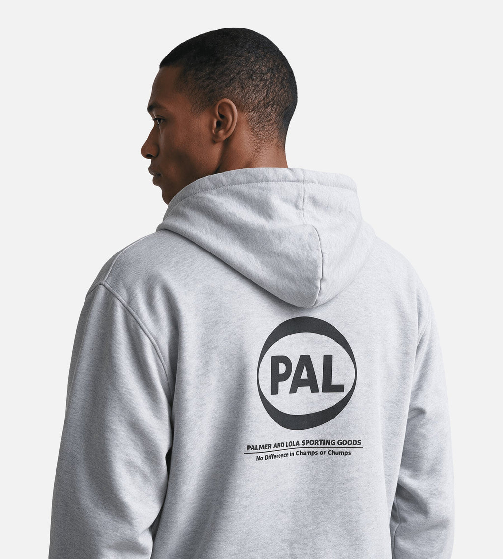 PAL Sporting Goods Ernest Full Zip Light Gray Marl