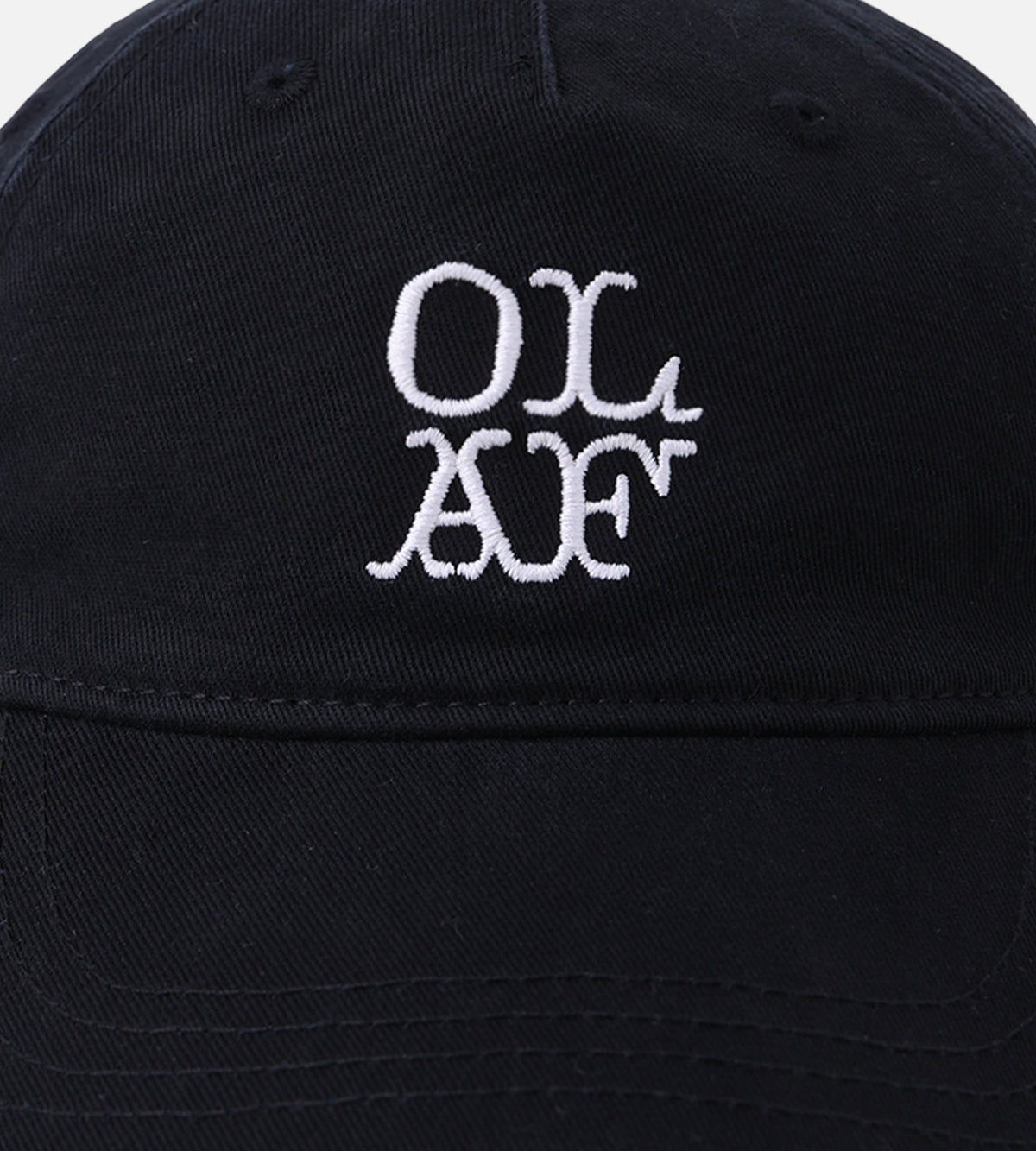 OLAF Washed Western Logo Cap Black