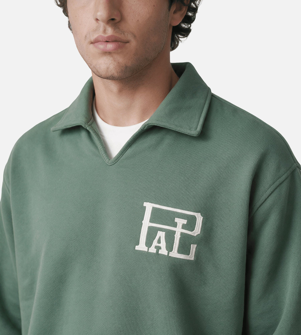 PAL Sporting Goods P&L Polo Sweatshirt Light Green