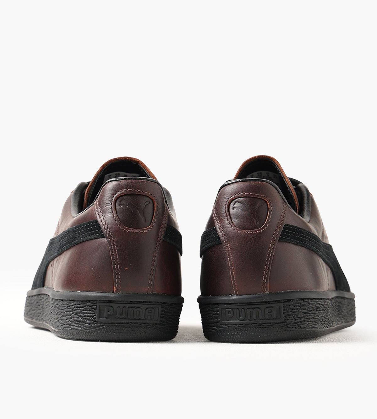 Puma Suede Dressed Leather Brown Puma Black