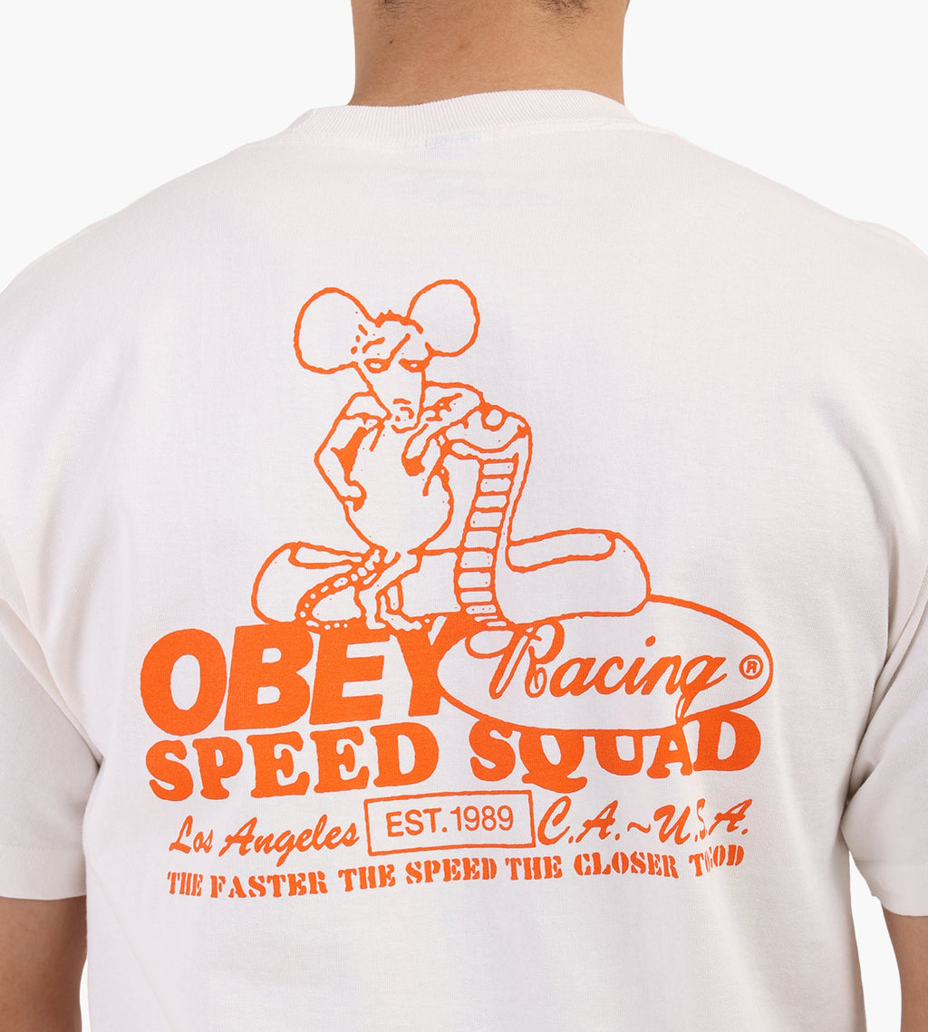 Obey Speed Squad Tee Vintage White