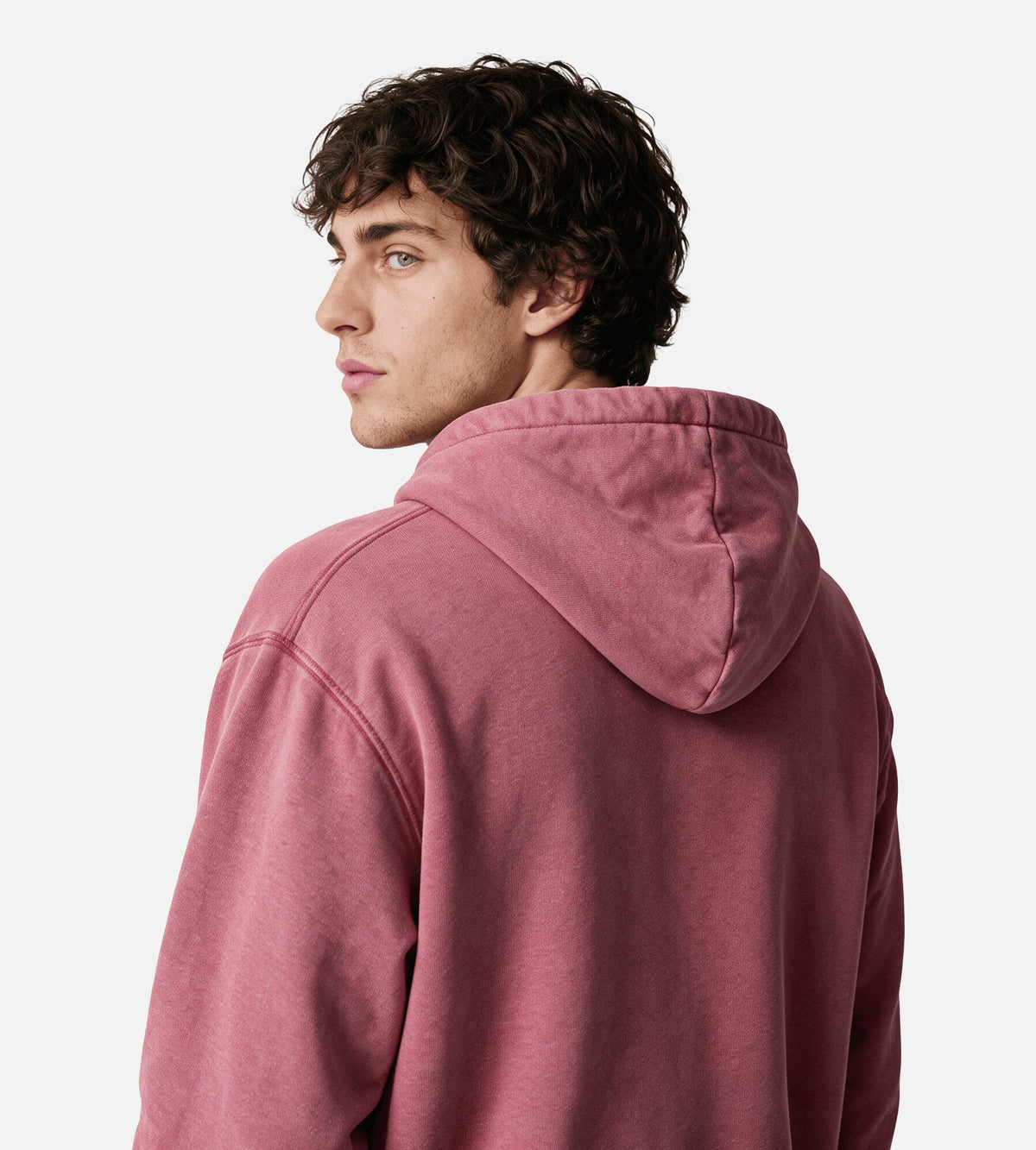 Arte Antwerp Stencil Sunfade Zip Hoodie Red