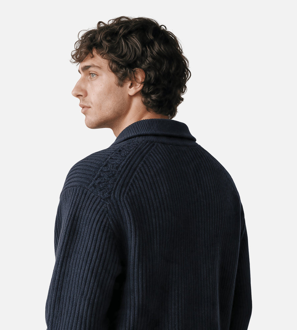 New Amsterdam Surf Association Knitted Half Zip Night