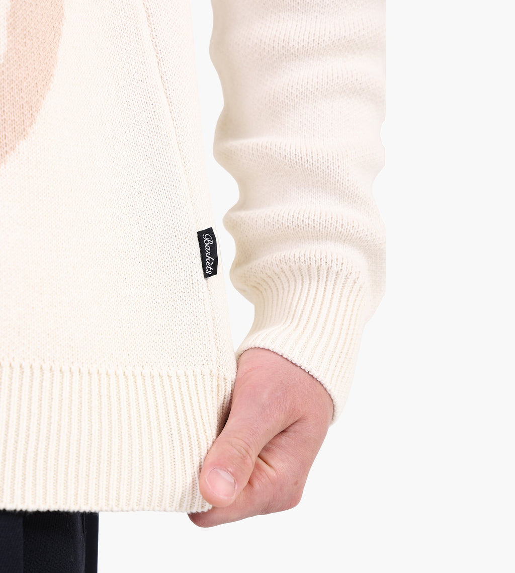 Baskèts B Knit Crewneck Cream