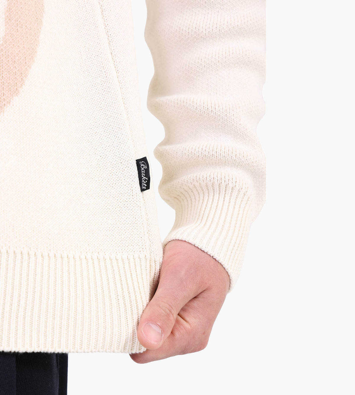 Baskèts B Knit Crewneck Cream