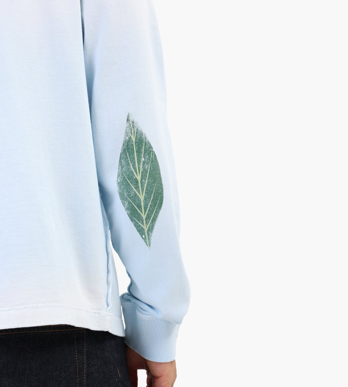 Bram's Fruit Distressed Leaf Longsleeve Blueberry Blue