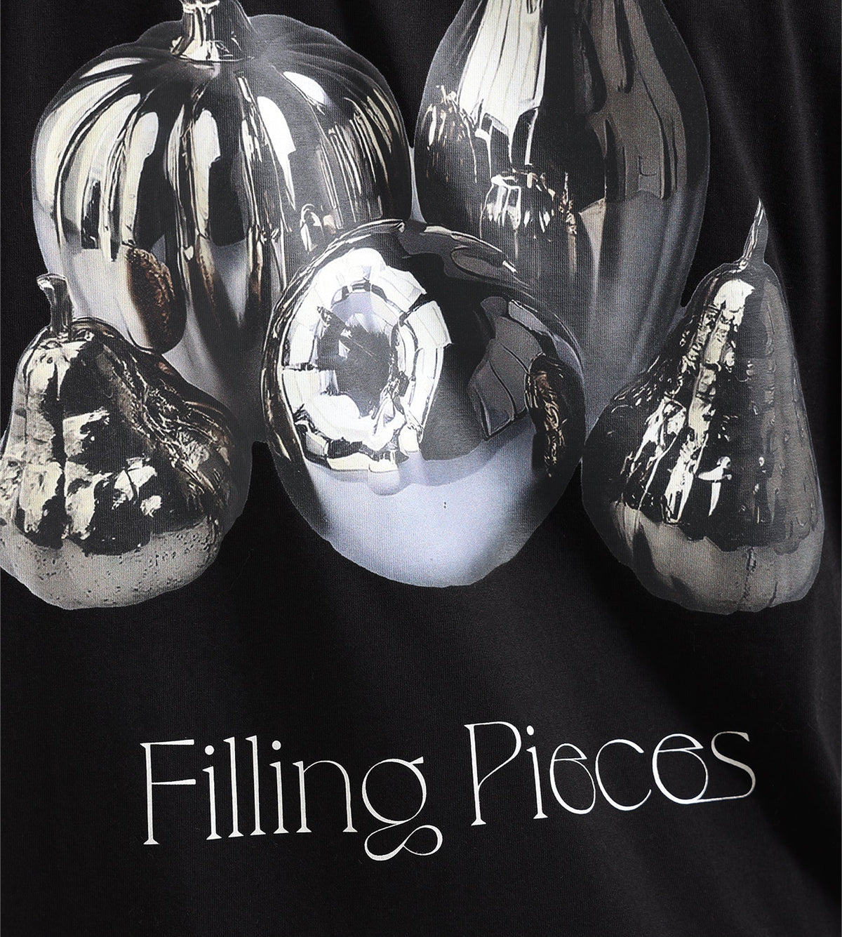 Filling Pieces T-shirt Boxy Chrome Fruit Black