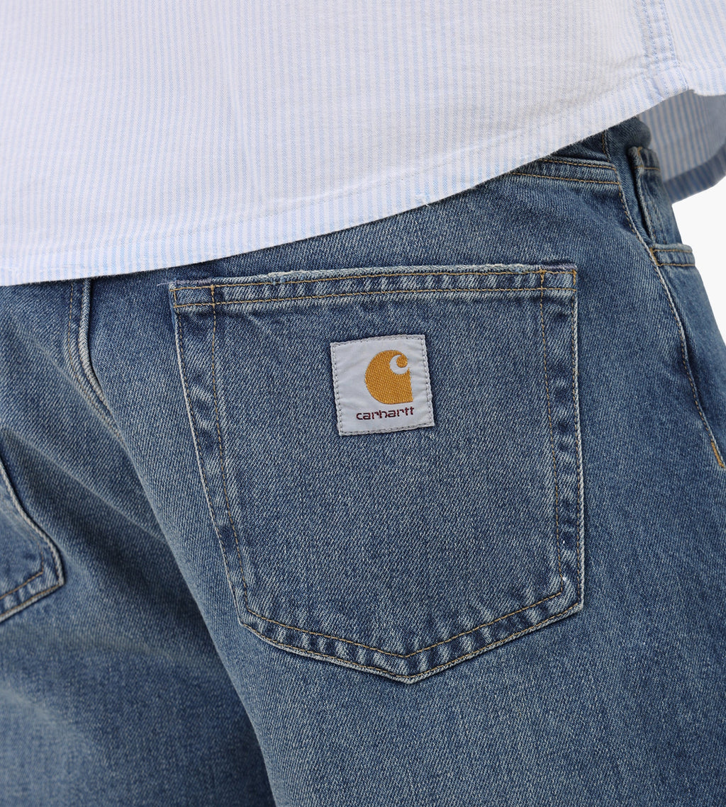 Carhartt WIP Landon Short Blue Destroy Wash
