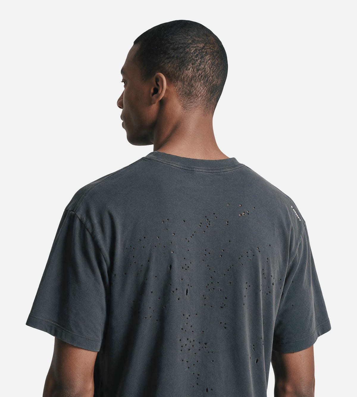Satisfy MothTech T-Shirt Aged Black AirBrush Glitt