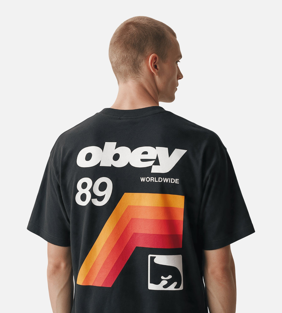 Obey VHS Tee Black