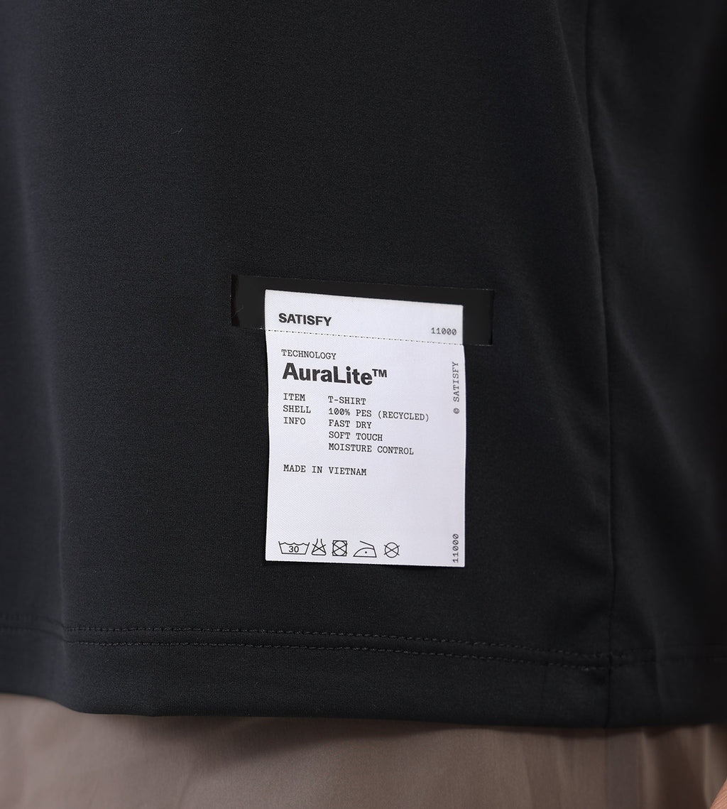 Satisfy AuraLite T-Shirt Black SA