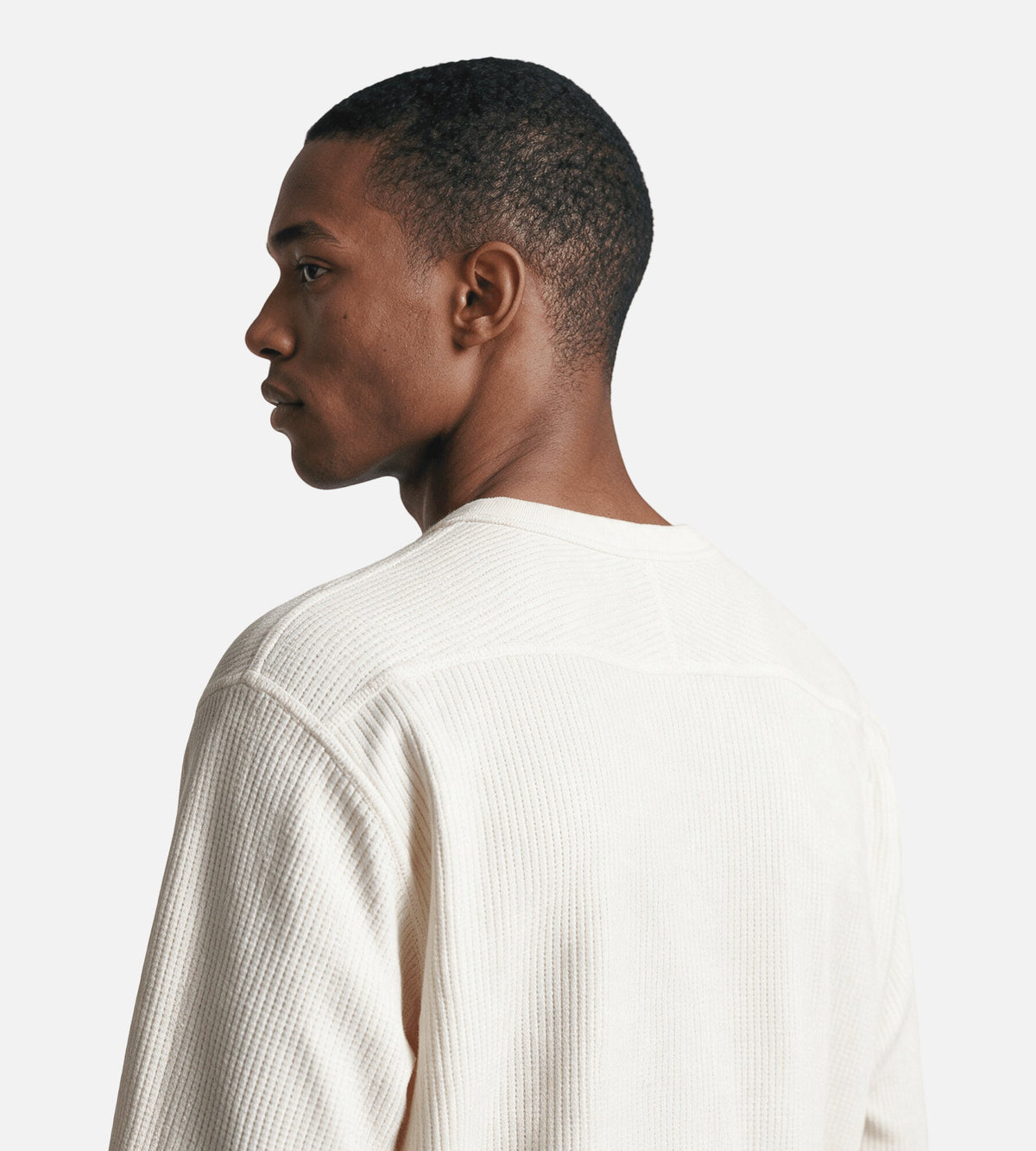 Norse Projects Stevns Cotton Hemp Military Rib Longsleeve Ecru