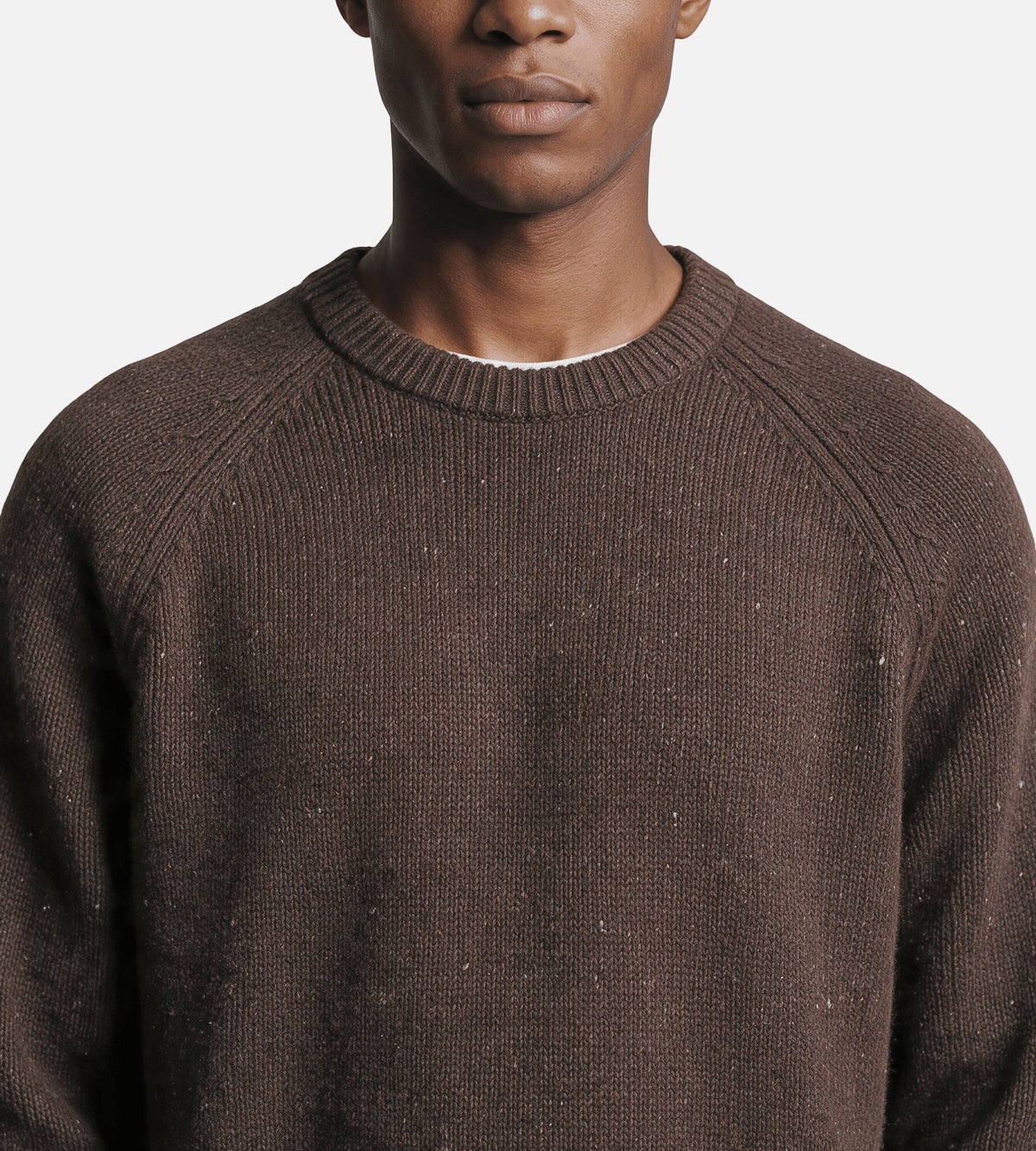 Carhartt WIP Anglistic Sweaterer Speckled Tobacco