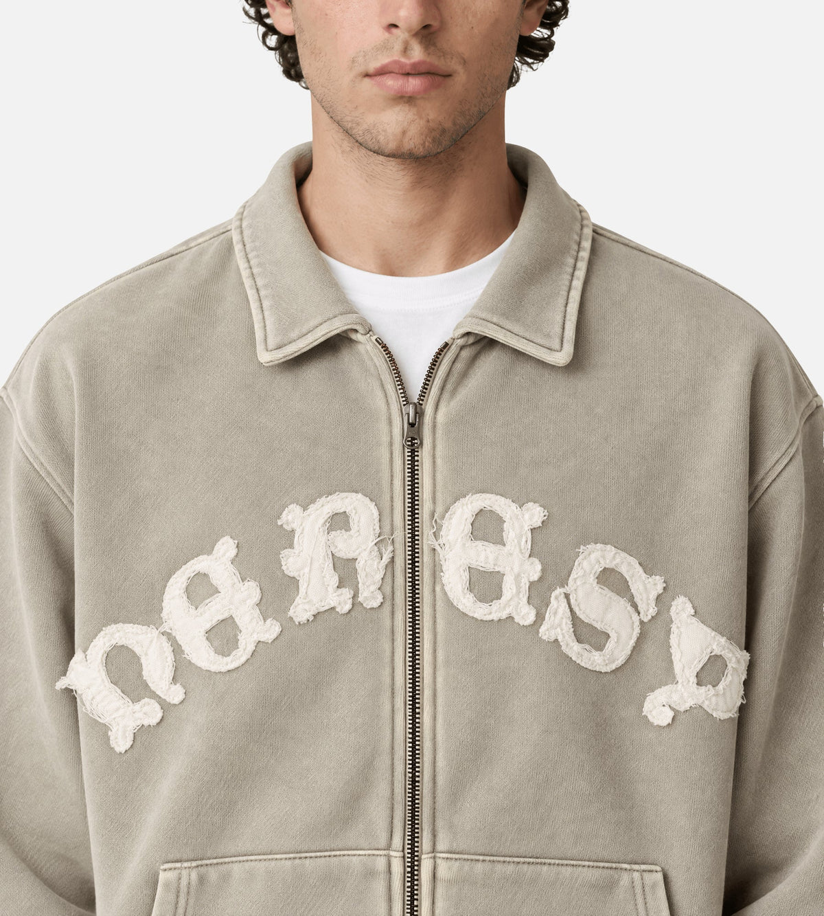 Heresy Celtic Collar Zip Fog