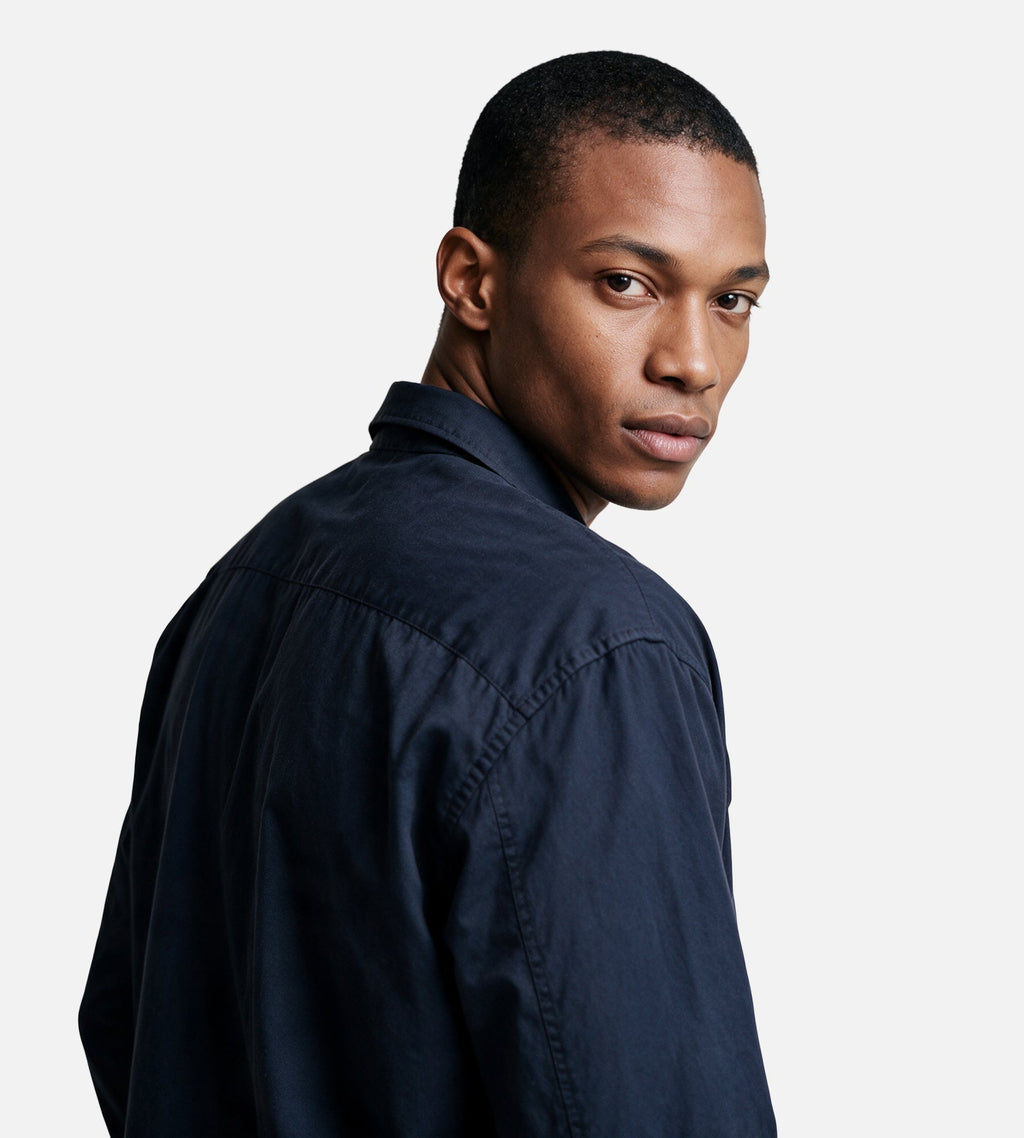 Observe Panel Pocket Shirt Navy