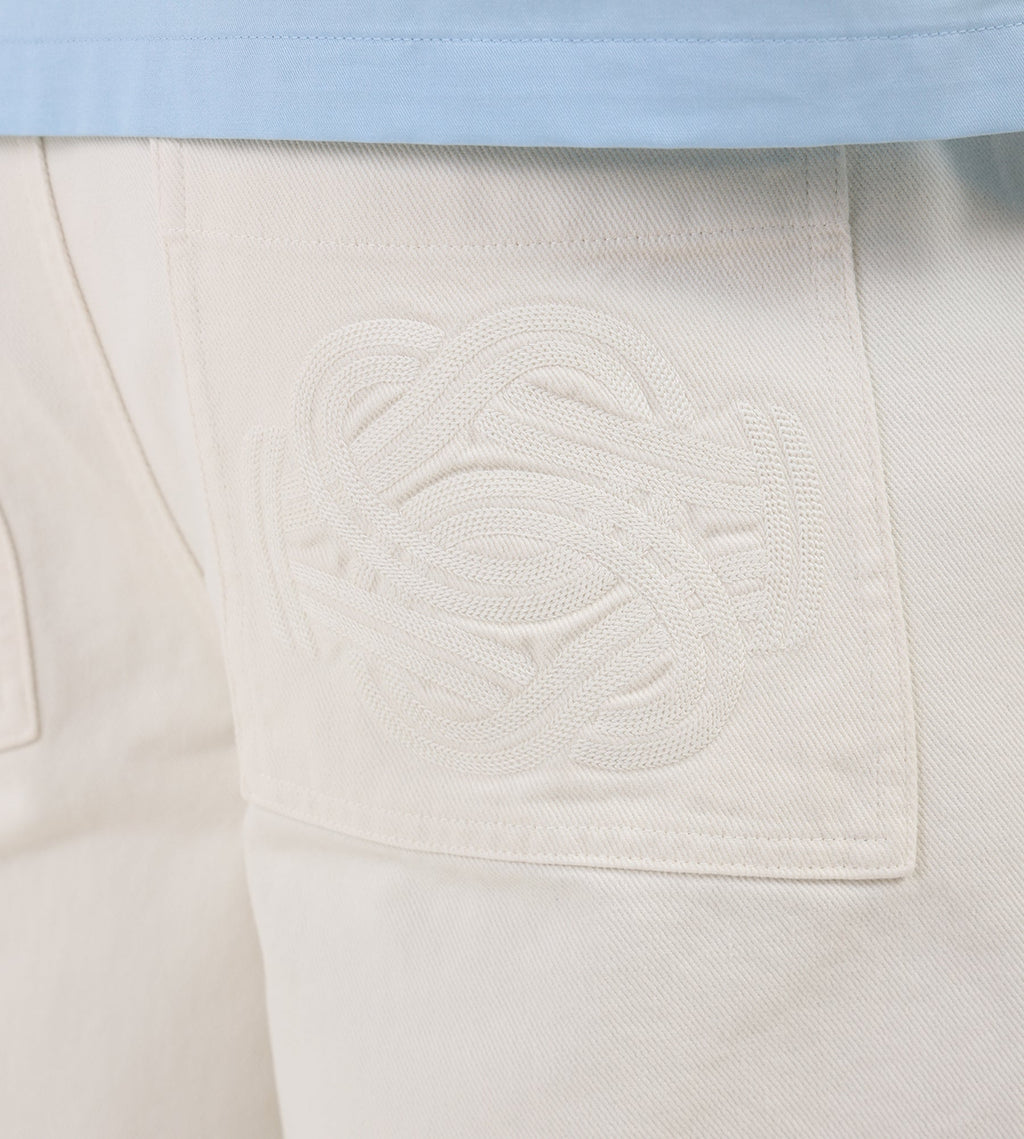 Filling Pieces Worker Pants Antique White