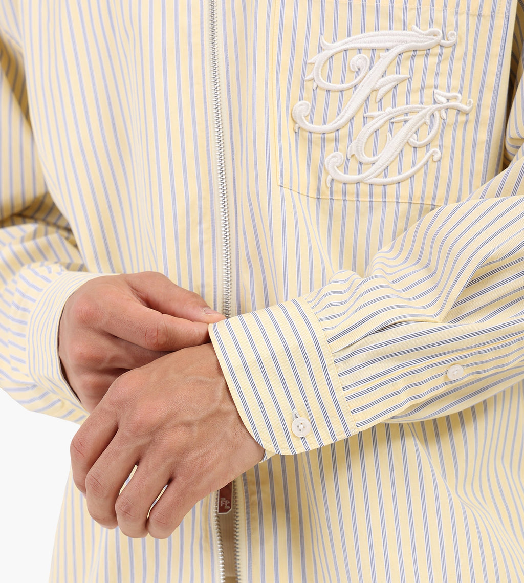 Filling Pieces Zip Shirt Sauterne