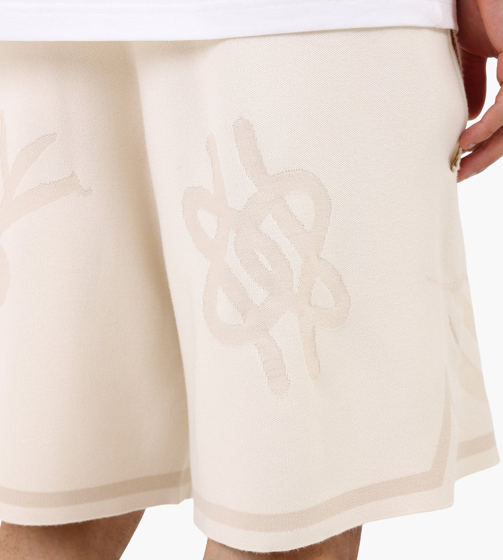 Filling Pieces Knit Shorts Breaking Bread Antique White