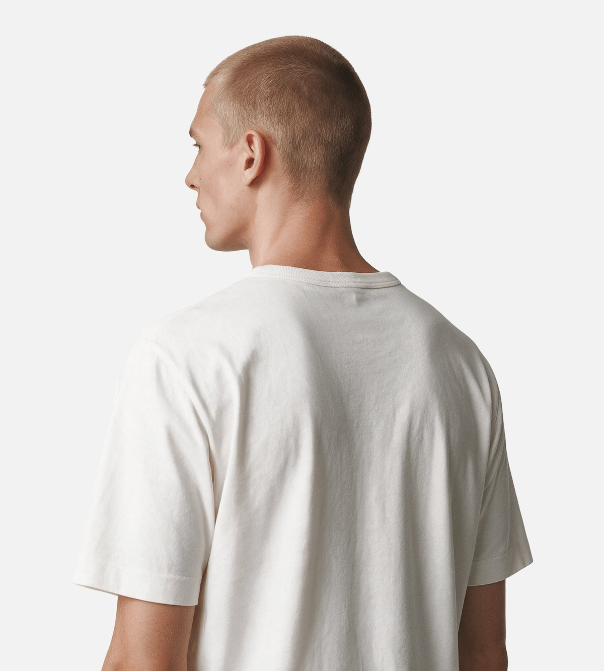 Norse Projects Elmelunde Soft Compact Cotton T-shirt White