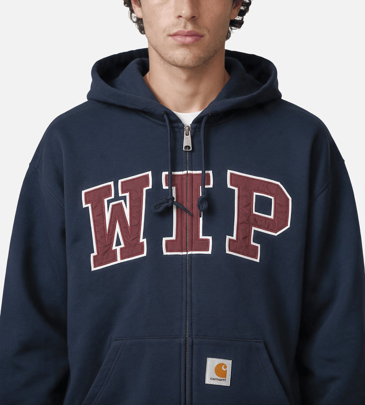 Carhartt WIP Wip Hooded Jacket Dark Navy Stone Washed
