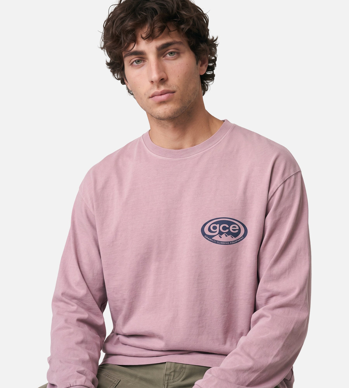 Gramicci GCE Longsleeve Pigment Dyed Lilac Pigment