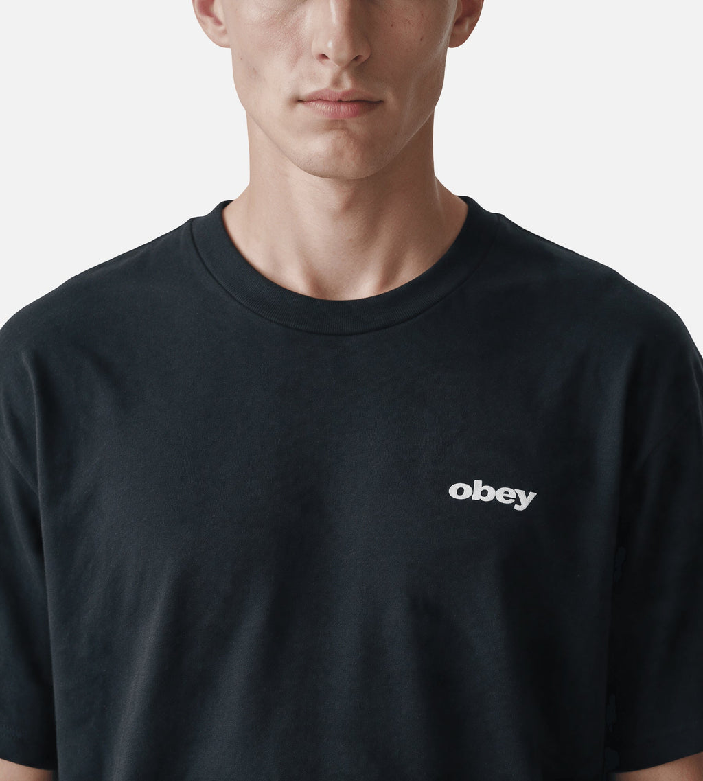 Obey VHS Tee Black