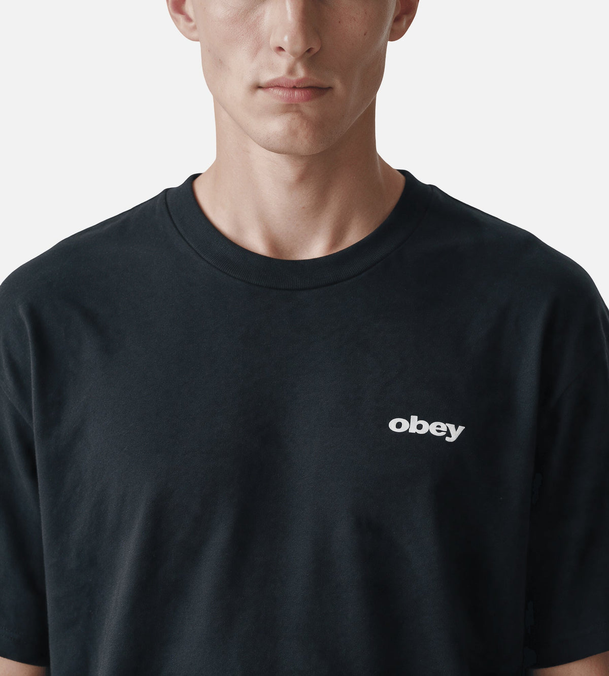 Obey VHS Tee Black