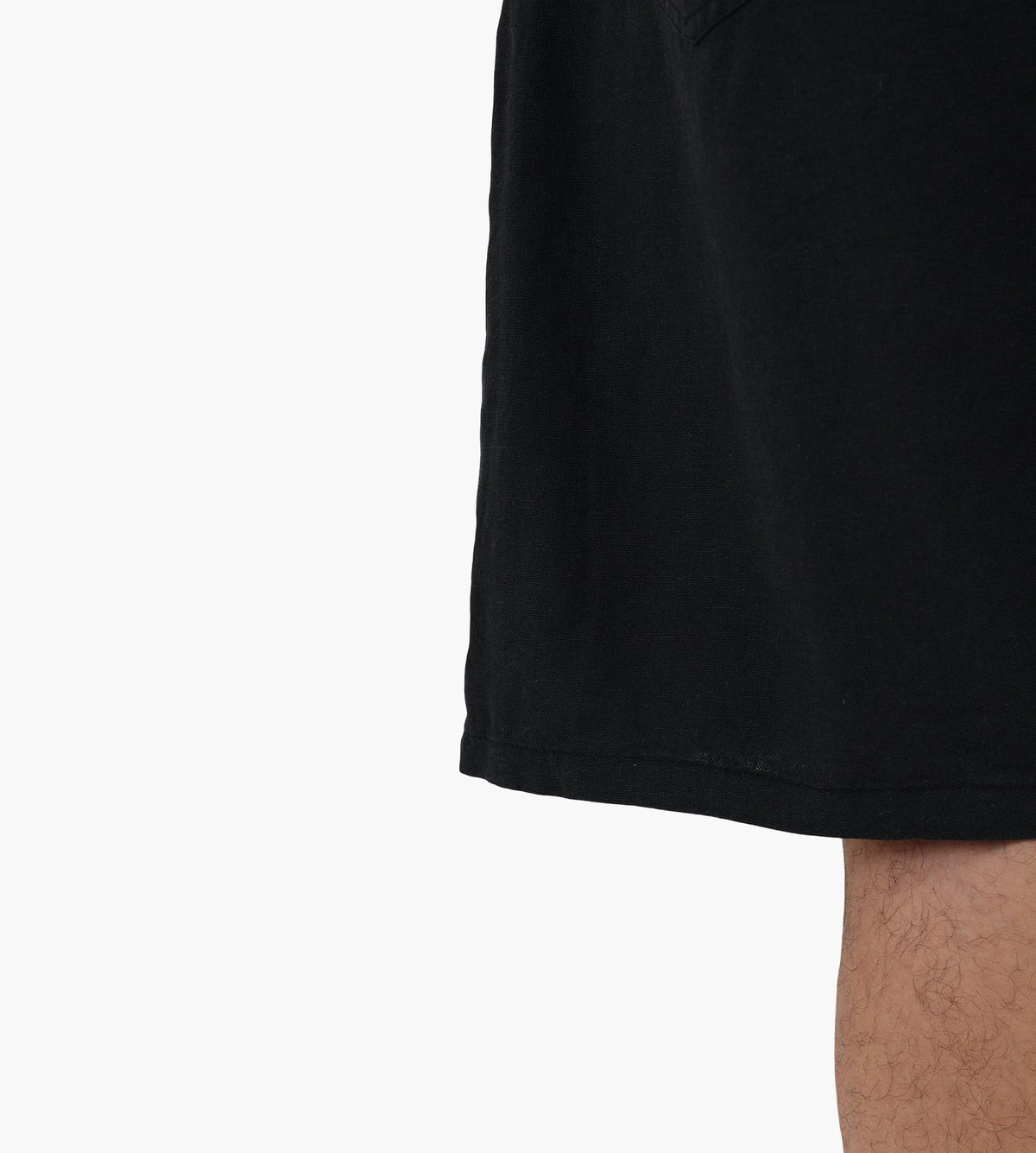 Obey Baggy Linen Devin Short Black