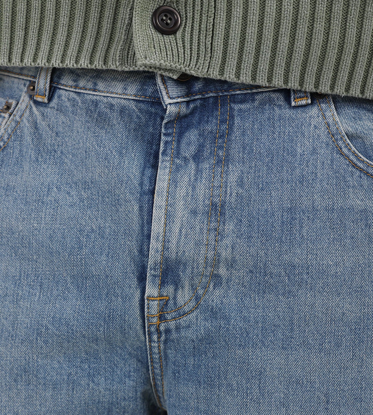 Corridor 5 Pocket Jeans Bleach Wash Indigo