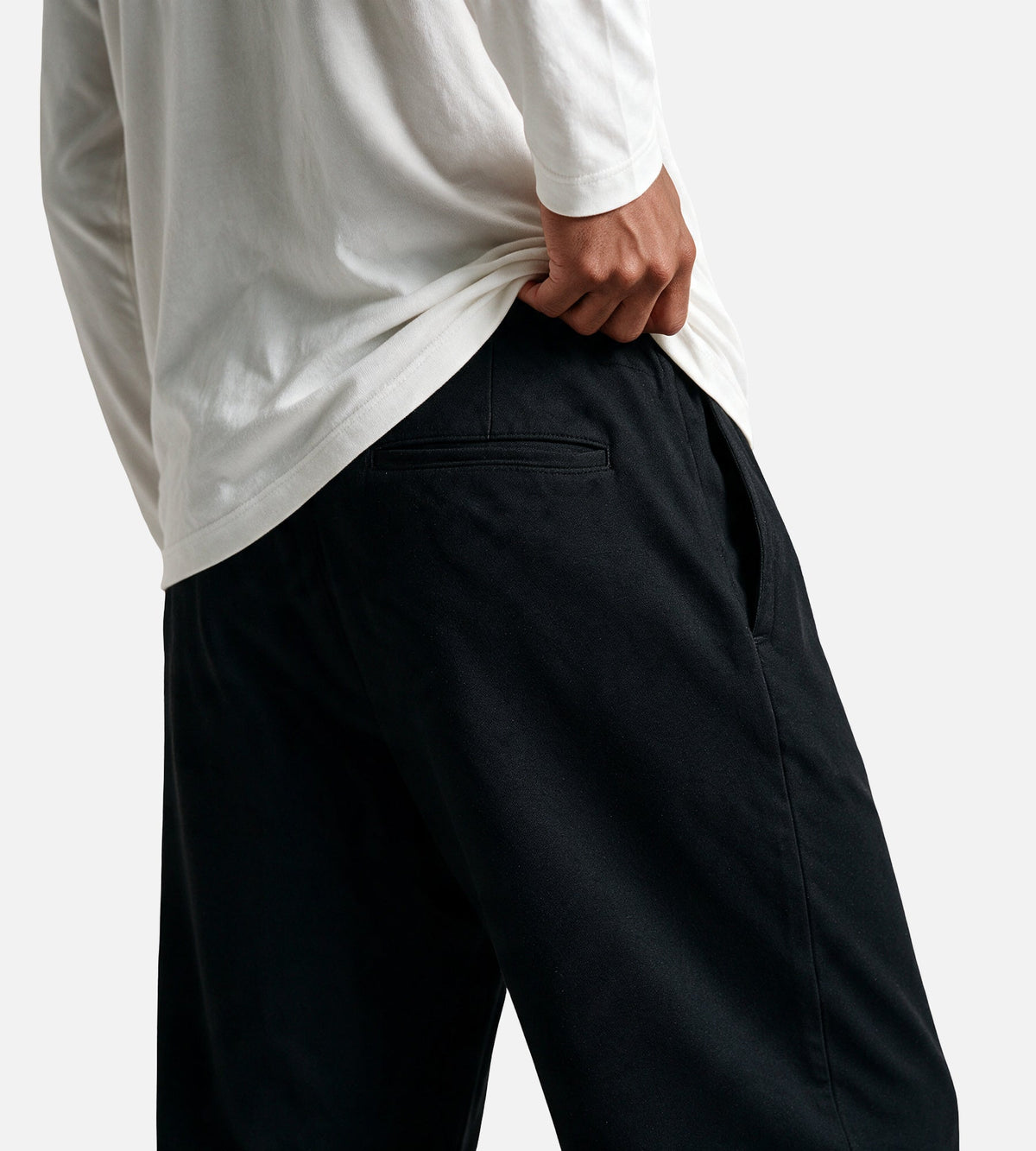 Arte Antwerp Wool Pleated Gallery Pants Black