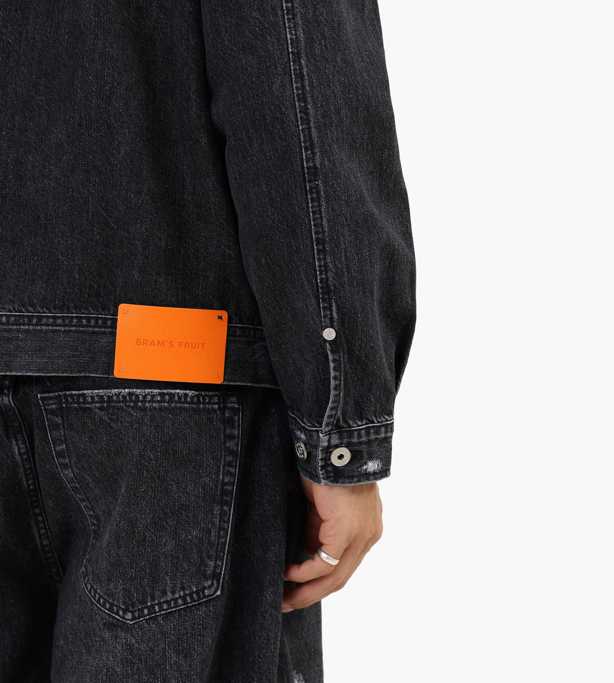 Bram's Fruit Denim Jacket Washed Black