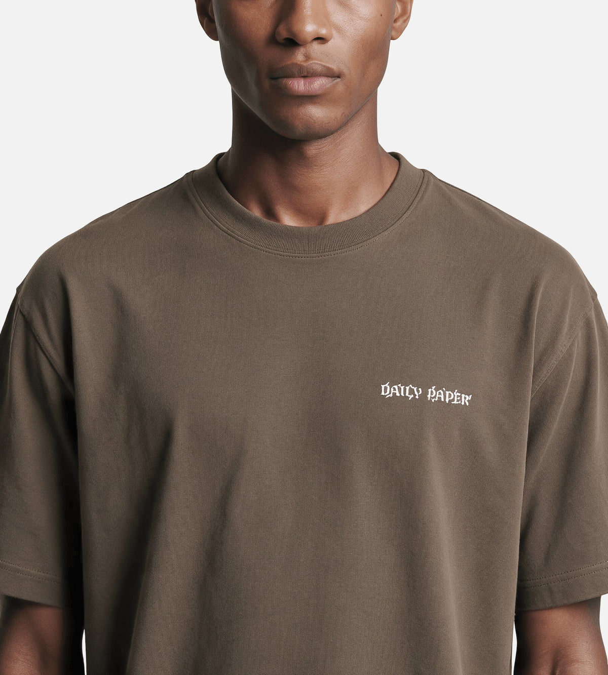 Daily Paper Wish Plant Shield T-Shirt Stone Gray
