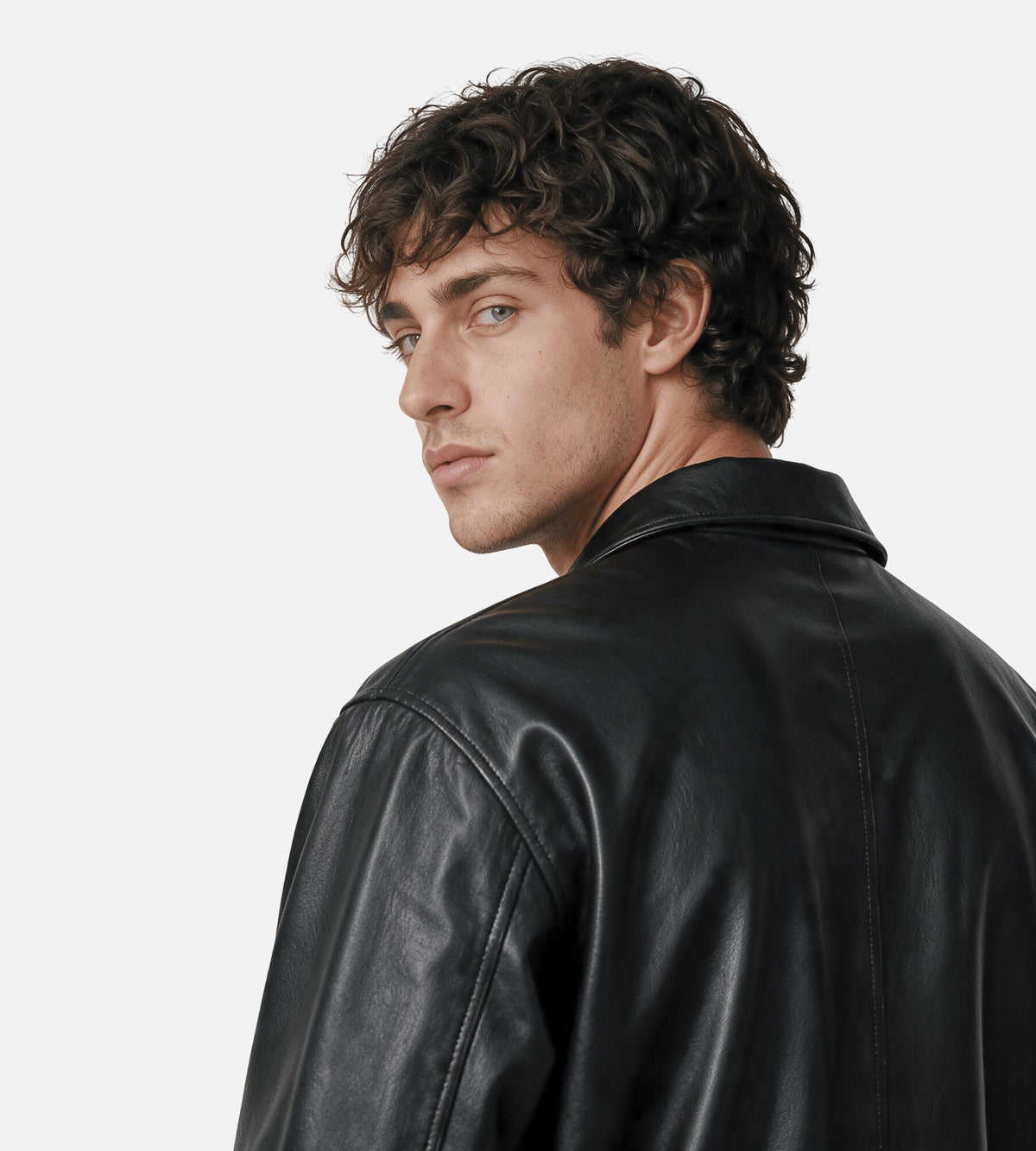 Obey Workman PU Jacket Black