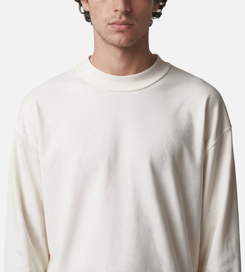 Norse Projects Isefjord Compact Cotton Longsleeve Ecru