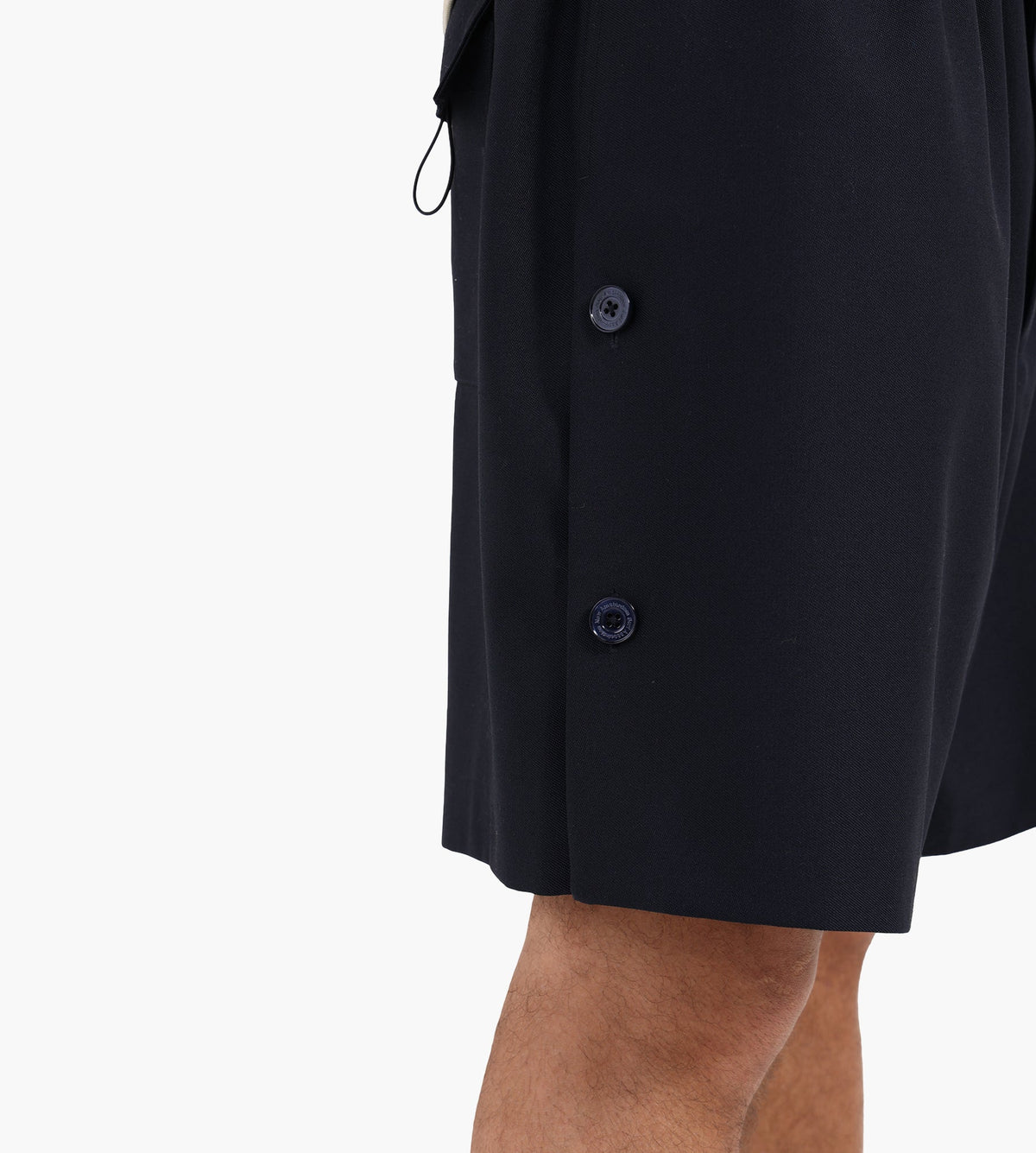 New Amsterdam Surf Association Wool Track Shorts Midnight