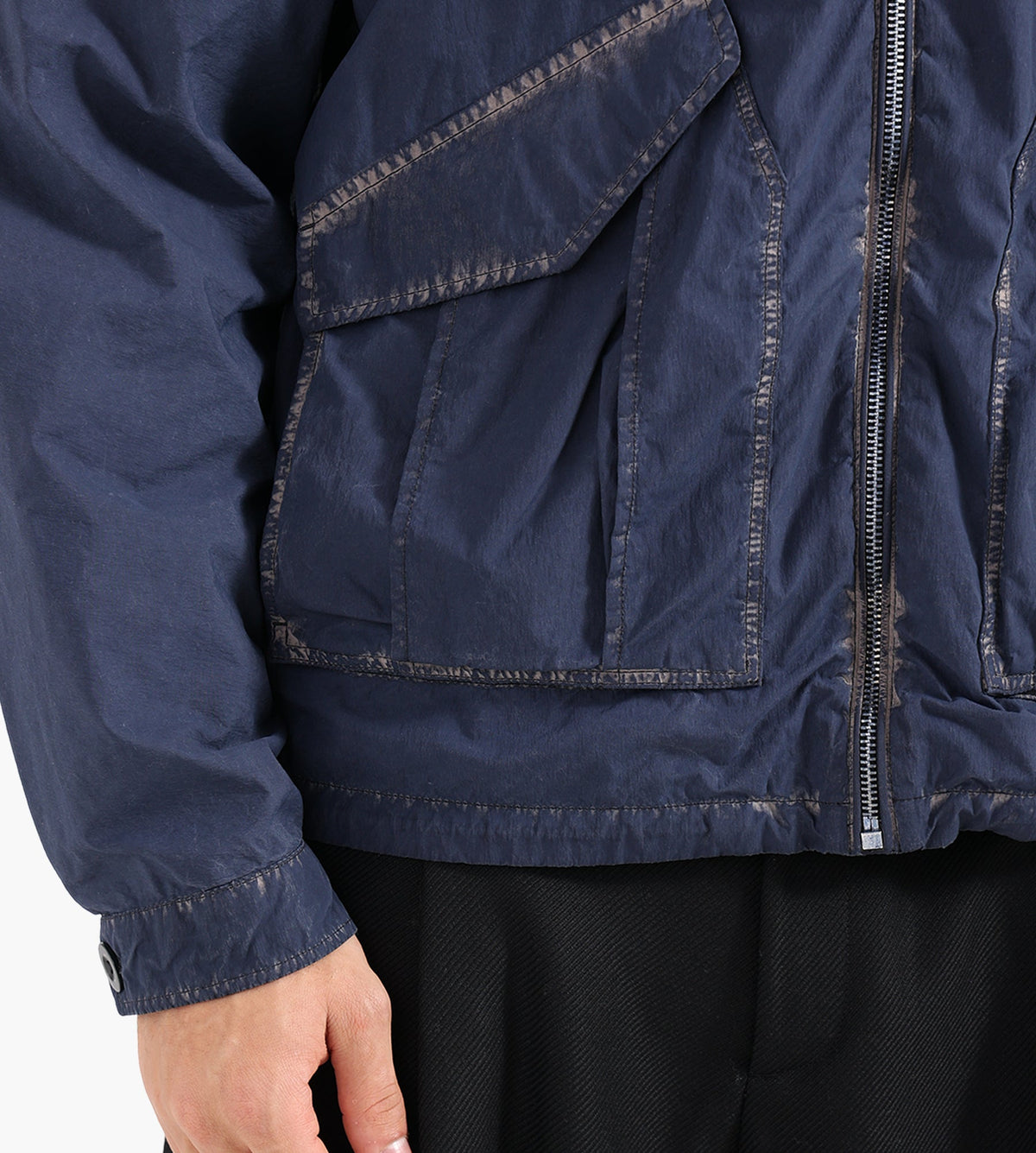 Ten-C Mid Layer Jacket Blue