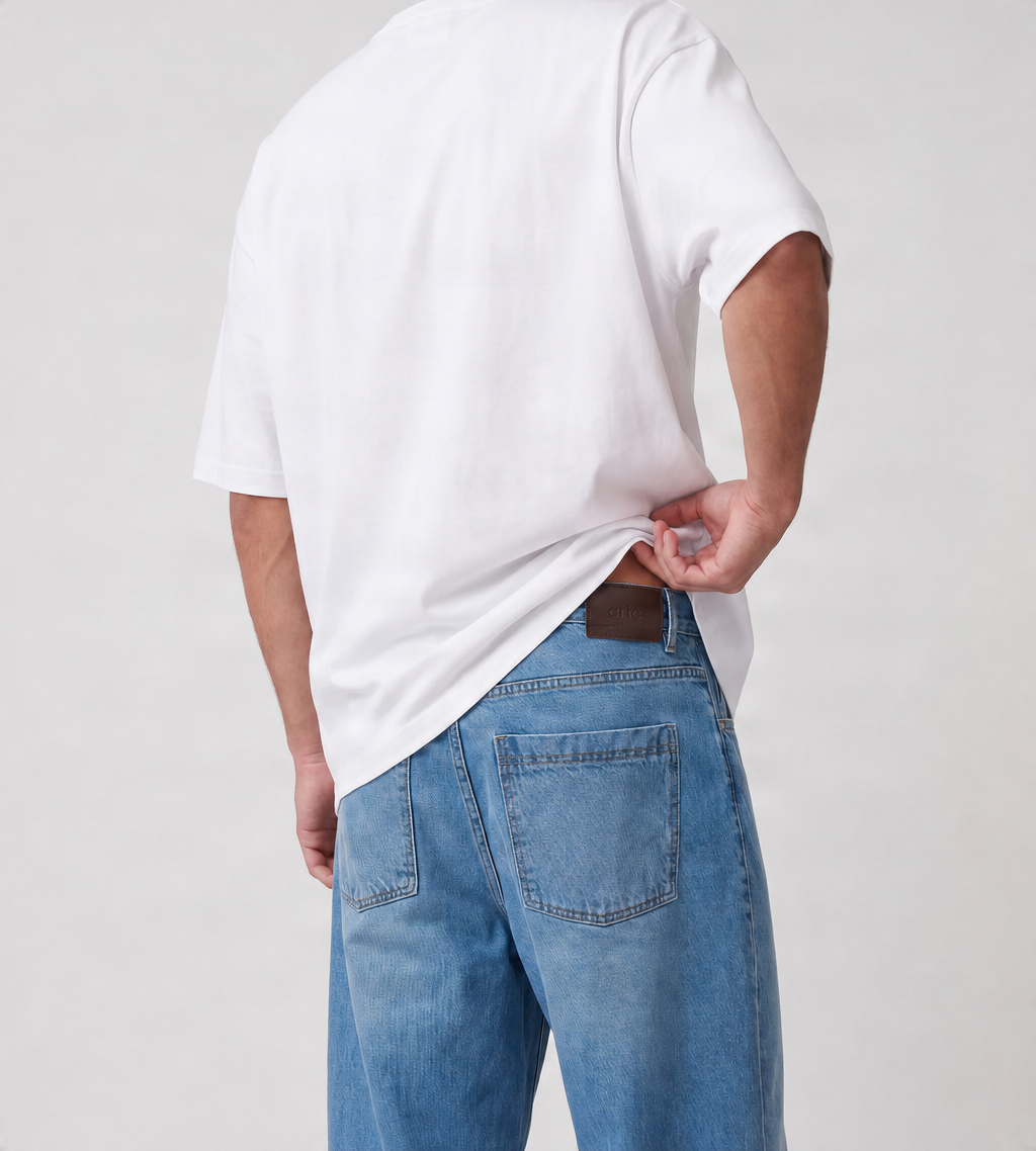 Arte Antwerp Ease Denim Pants Denim Bleach