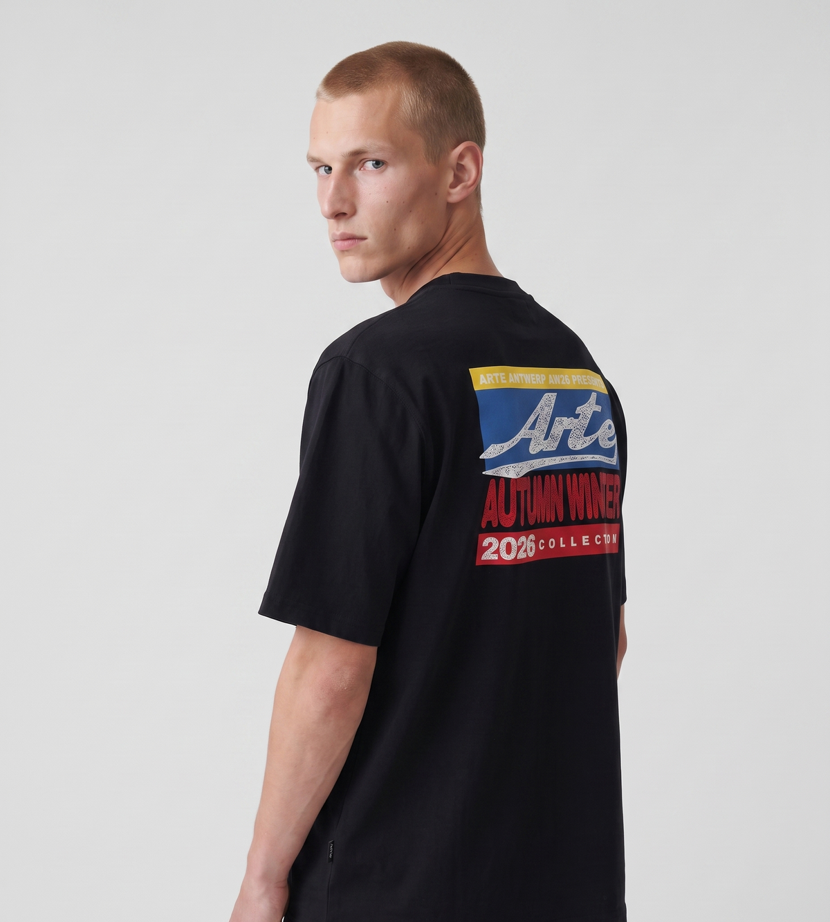 Arte Antwerp Mural T-shirt Black